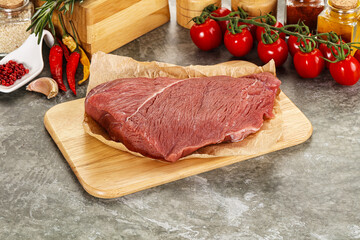 Raw beef meat shoulder for cooking