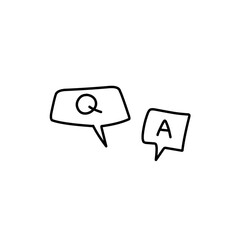 question and answer icon