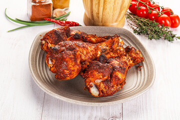 Indian tandoori turkey shoulder wing