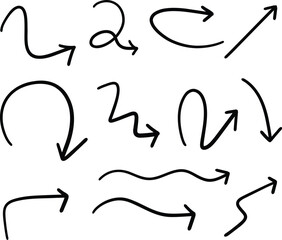 vector illustration of the arrow direction symbol 