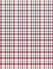 Plaid fabric pattern, blue, brown, cream, seamless for textiles, and for designing clothes, skirts or decorative fabrics. Vector illustration.