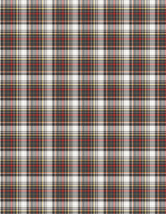 Plaid fabric pattern, blue, brown, cream, seamless for textiles, and for designing clothes, skirts or decorative fabrics. Vector illustration.