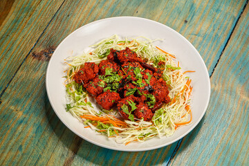 Indian cuisine - Red Chicken 65