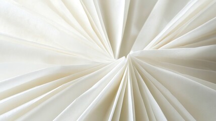 A perfectly folded tissue sheet spread out, with crisp edges and a smooth texture.