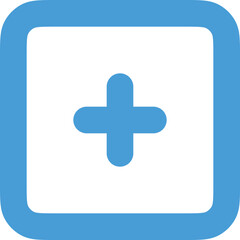 Fototapeta premium Square Medical icon design logo