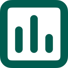 Square Poll Vertical icon design logo