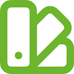 Swatchbook icon design logo