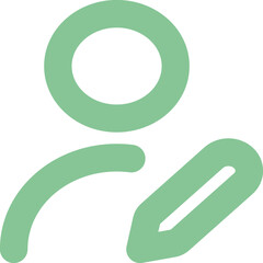 User Pen Alt icon design logo