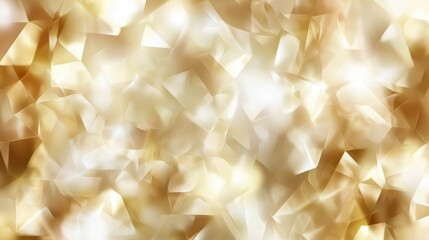 Abstract golden gradient with intricate geometric patterns and soft metallic reflections, exuding sophistication.