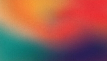 Retro color textured gradient background. Abstract blur, noisy, grainy gradation