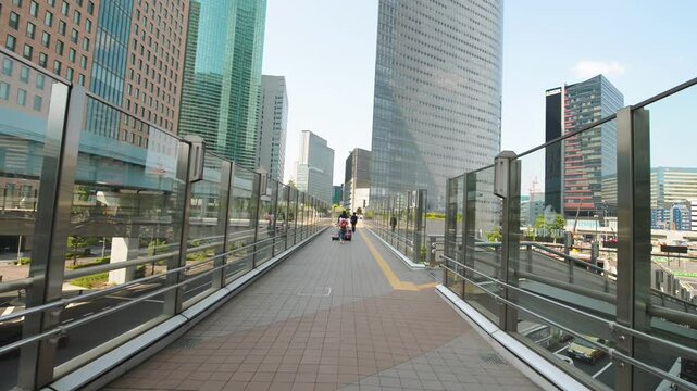 Modern skyscrapers of Shinbashi, Tokyo