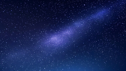 Fototapeta premium Digital Illustration of a Night Sky with a Milky Way Galaxy in the Background