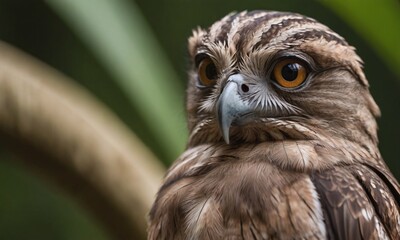 Obraz premium Close-up of a Potoo Bird