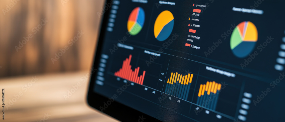 Aufkleber data visualization insights business environment digital analysis technology trends remote work pers