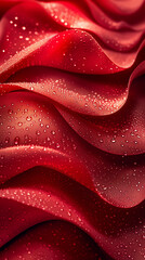 Fototapeta premium Wallpaper with a red silk texture