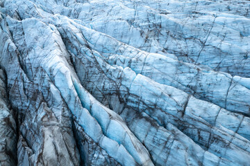 Majestic glacier textures showcasing icy patterns and layers
