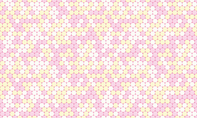 Vector dotted pattern with colorful geometric circles. Perfect for textile, seamless wallpapers, and trendy abstract backgrounds for modern design.