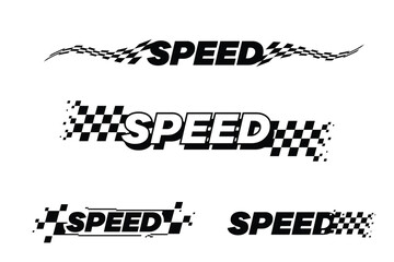Car stripe element sticker for racing sport vector design Template EPS 10
