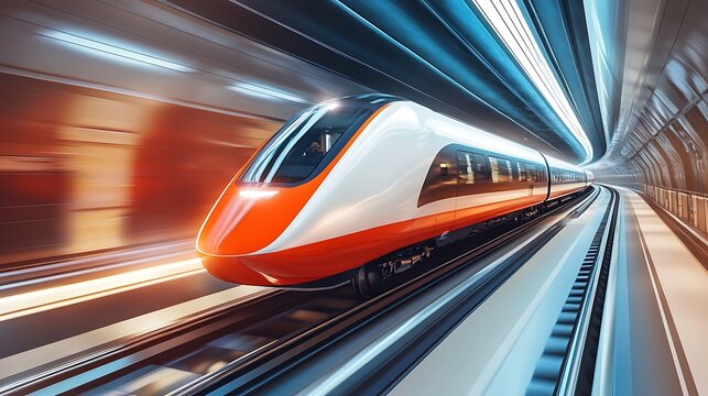 High speed train tunnel concept hyperloop picture