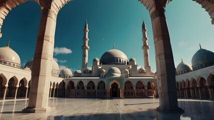 Obraz premium Mosque interior, large selection.