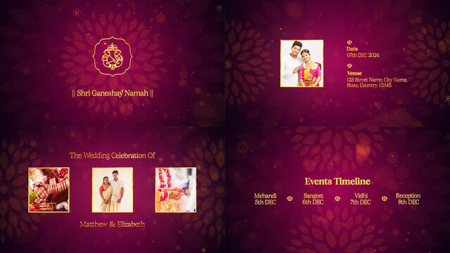 Indian Wedding Invitation