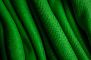 green color abstract for background. silk fabric cloth for wallpaper