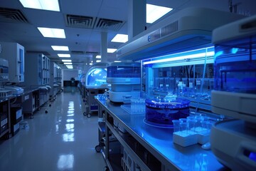 frozen embryo storage tanks in an IVF clinic