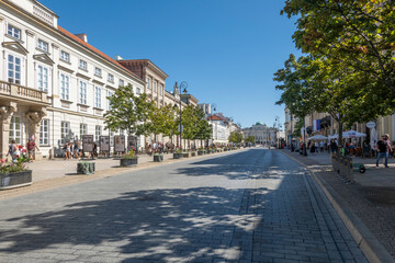 Naklejka premium la città di Varsavia