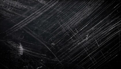 black old scratched surface background