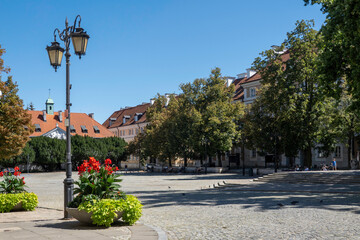 Naklejka premium la città di Varsavia