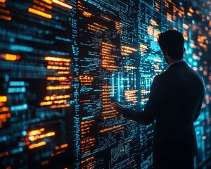 Business Leader Navigating Digital Obstacles with Tech Expertise