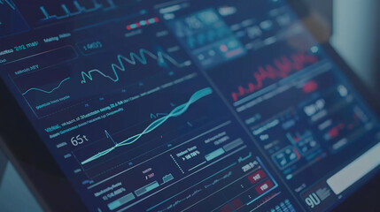 Obraz premium Metabolic rate graph showing individual's energy expenditure over time, essential for understanding health and fitness trends.