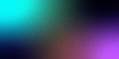 Blue purple grainy gradient vertical glowing abstract light wave on black noise texture background .Neon purple blue and orange colorful gradient background Best design for your ad, poster, bann.er	
