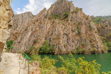 peaceful trip on serene Matka lake, surrounded by breathtaking cliffs and lush greenery of Matka...