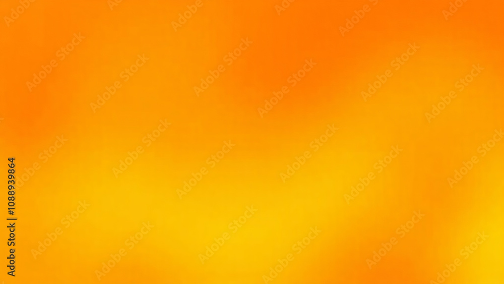 Poster a vibrant orange and yellow gradient background, creating a warm and energetic atmosphere for graphi