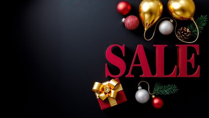 Special offer, new year sale, discounts, beautiful discount banner. Generative AI