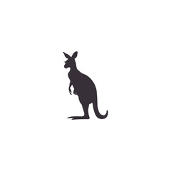 Kangaroo silhouette vector art design