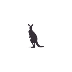 Kangaroo silhouette vector art design