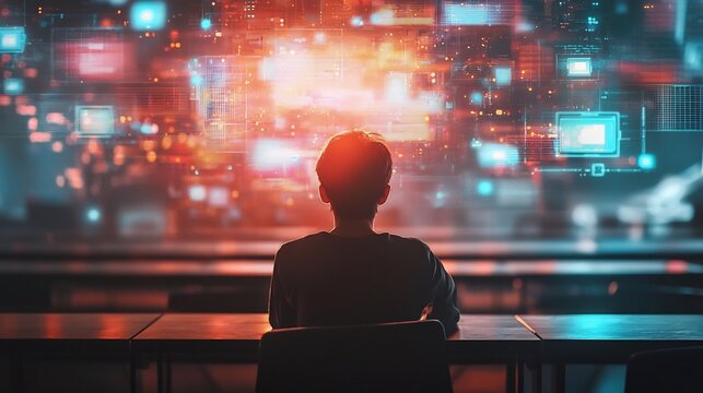 Futuristic Virtual Holographic Classroom for Distance Learning and Education