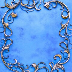 frame with ornament, illustration
