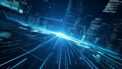 Futuristic vision of digital change