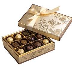 Elegant Gift Box of Assorted Premium Chocolates.