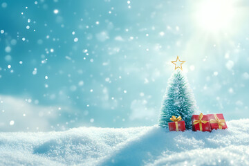 isolated empty christmas background for text