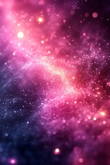 Abstract background with sparkling glitter and bokeh effect creating a magical and festive atmosphere