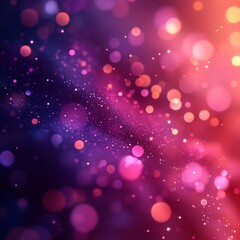 Swirling pink and purple bokeh lights create a festive and abstract background, perfect for celebrations, holidays, or any design needing a touch of magic