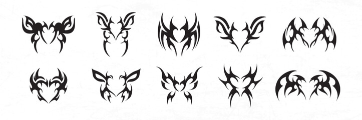 trbal contemporary tattoo set design