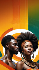 Black History Month Banner Social Media Template