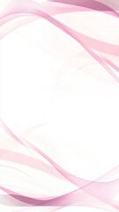Serene pink abstract background with flowing waves creates calming atmosphere