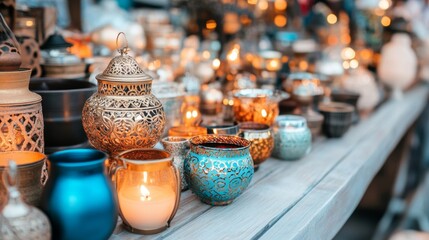 Exclusive Christmas sale high-end home decor displayed