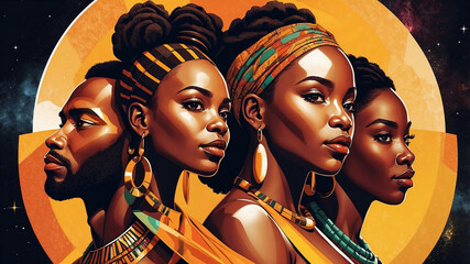 Black History Month Banner Social Media Template